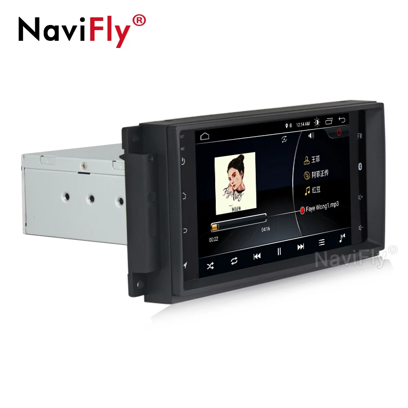 Top Navifly Android 8.1 Car dvd player GPS Navigation for Jeep Grand Cherokee 2009 2008 2010 Wrangler Compass Dodge Chrysler Map BT 4