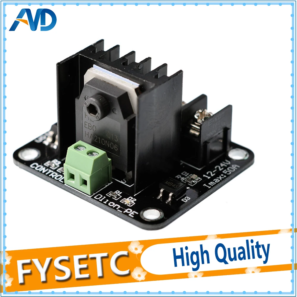 

1PC Dlion Heating-Controller MOS Module Non-polar Drive Control Interface High Current Hot Bed Power Expansion Board