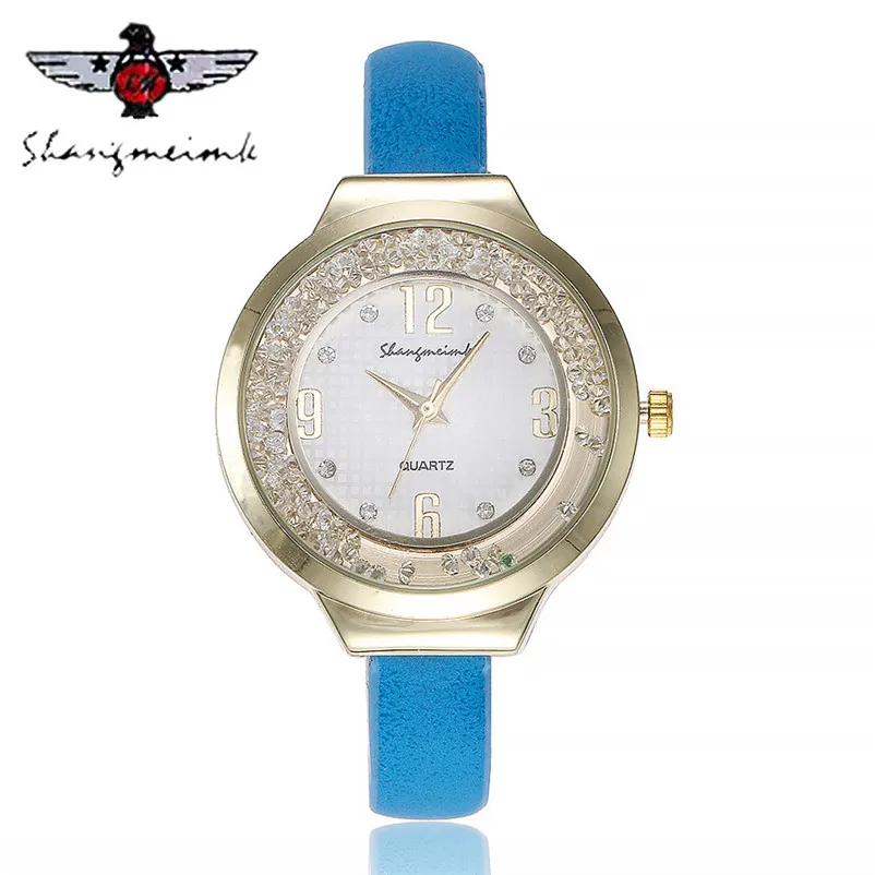 2018 Fashion Luxury women watches bracelet watch ladies leather band Analog Quartz Wrist Watches clock Montre femme J14#N (1)