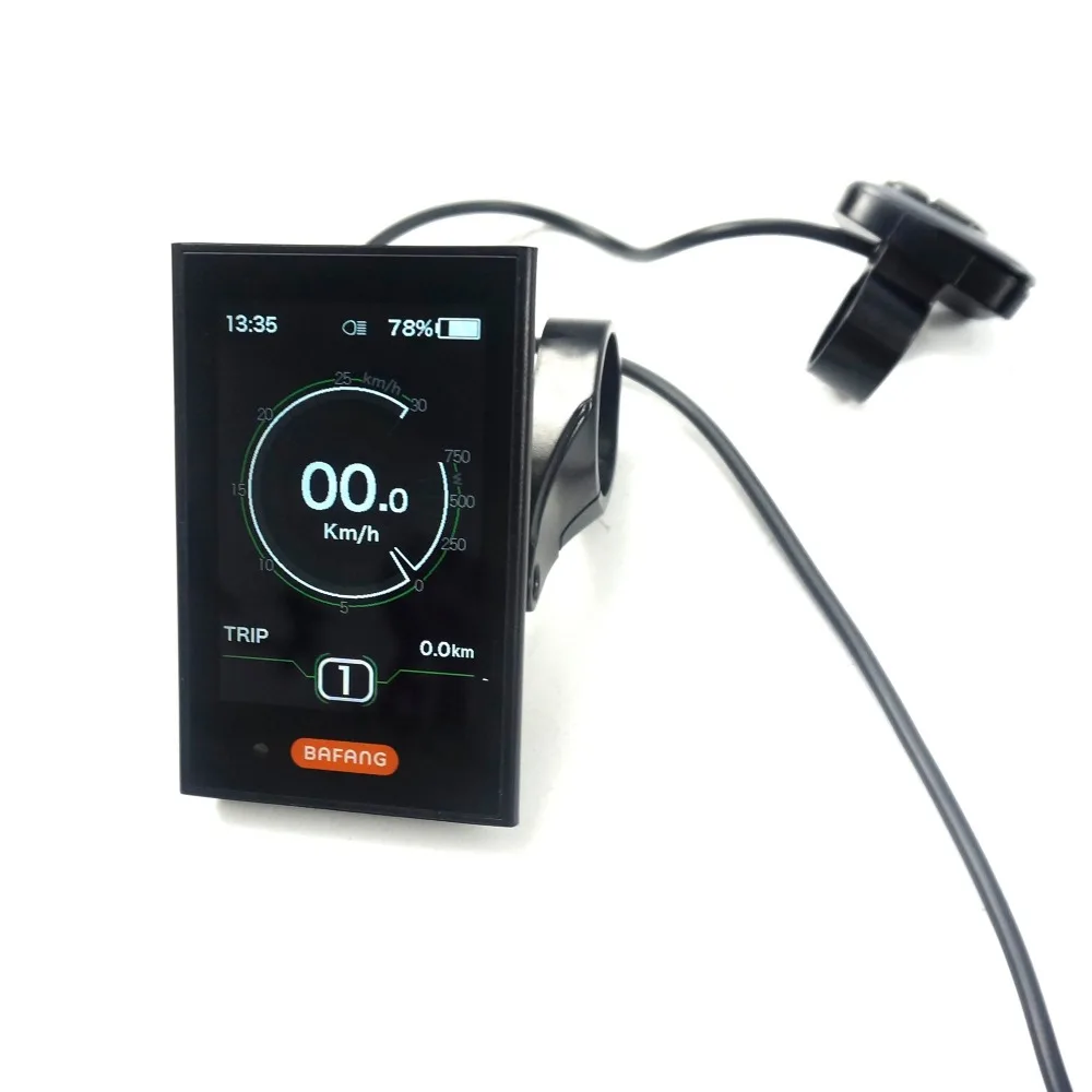  Okfeet 8FUN BAFANG LCD DPC18 con puerto USB BAFANG BBS de Motor Central