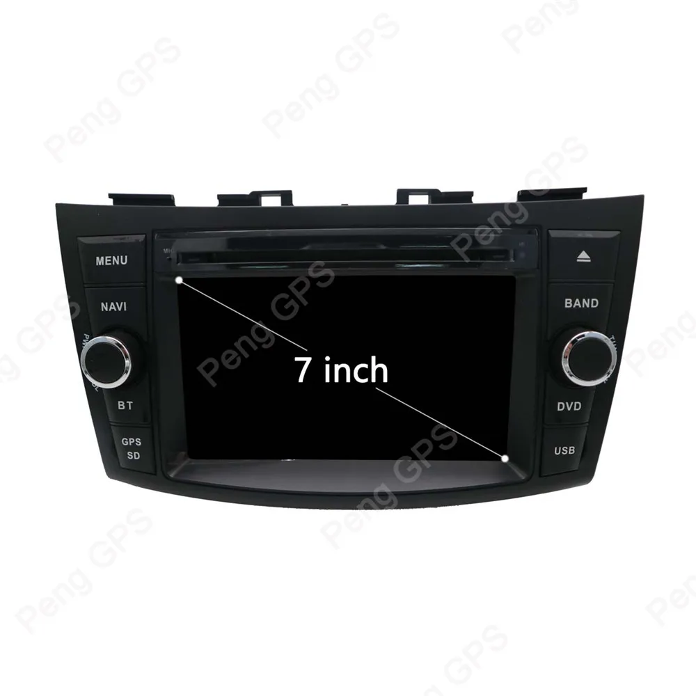 Discount Octa Core IPS Android 8.0 Car 2 Din Radio for SUZUKI SWIFT 2011 2012 GPS Navigation CD DVD Player IPS Screen 1024*600 HIFI Music 5