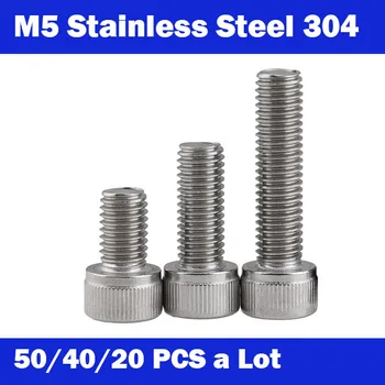 

M5 Free shipping 50Pcs Stainless steel screw M5*5-90mm ISO7045 DIN7985 GB818 304 Cross recessed round head screw Phillips screw