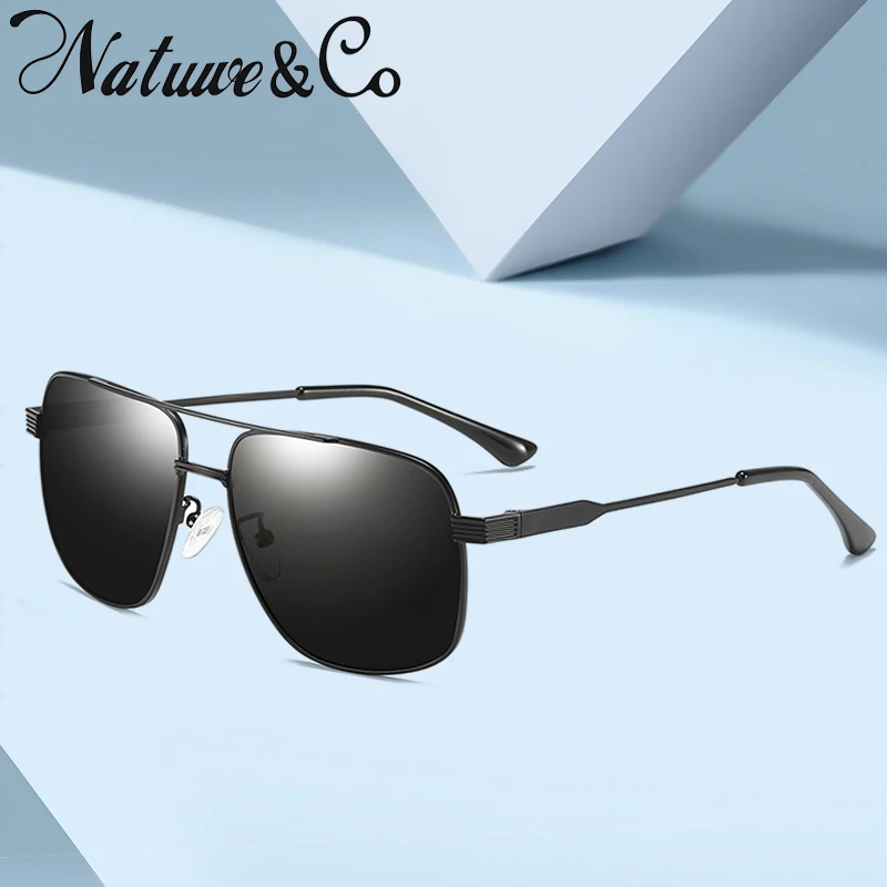 Natuwe& Co Ретро Металлические поляризационные солнцезащитные очки для мужчин и женщин унисекс модная винтажная оправа UV400 TAC линзы очки 201920