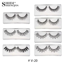 Наращивание ресниц 7 пар Накладные ресницы ручной работы макияж ресниц Красота накладные ресницы макияж ресницы