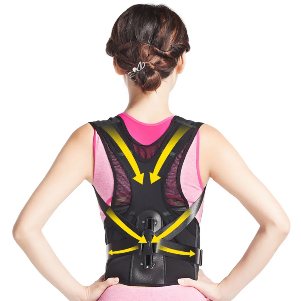 Back Posture Correction Waist Shoulder Chest Support Brace Corrector Belt for Women Men Size Health Care | Красота и здоровье