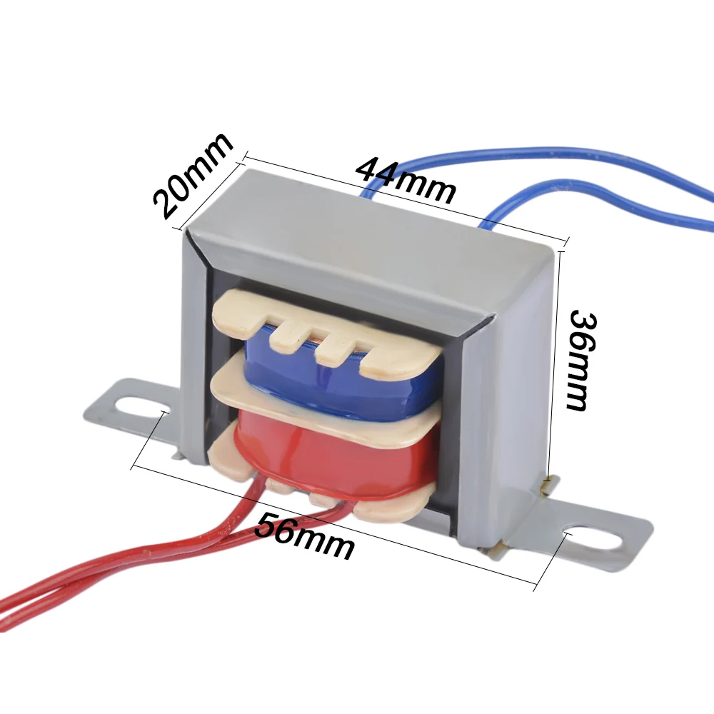 1 шт. трансформатор переменного тока 220 В до 12 В 1VA генератор El41* 17 3W 2 комплекта независимая Одиночная изоляция вторичный преобразователь напряжения