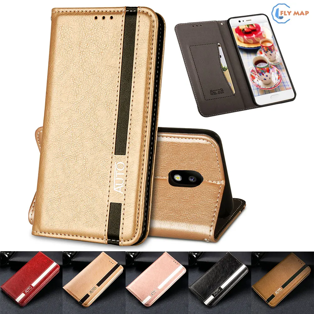 Flip Case for Samsung Galaxy J7 2017 J730 J730FM J730F Business Wallet Leather Cover Phone Case SM-J730F SM-J730FM SM-J730G Bag