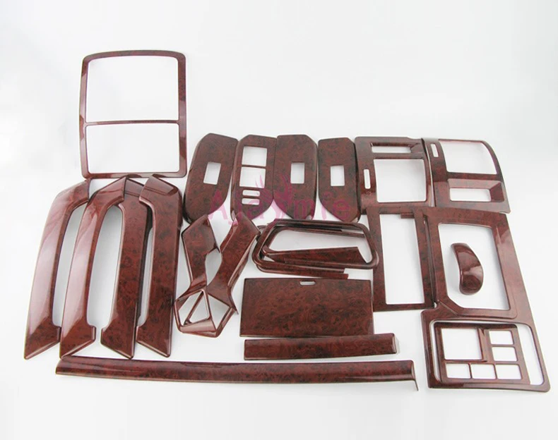 

Accessories For Toyota Land Cruiser 150 Prado LC150 FJ150 2010-2017 Car Styling Wooden Color Trim Panel Overlay Frame Kit