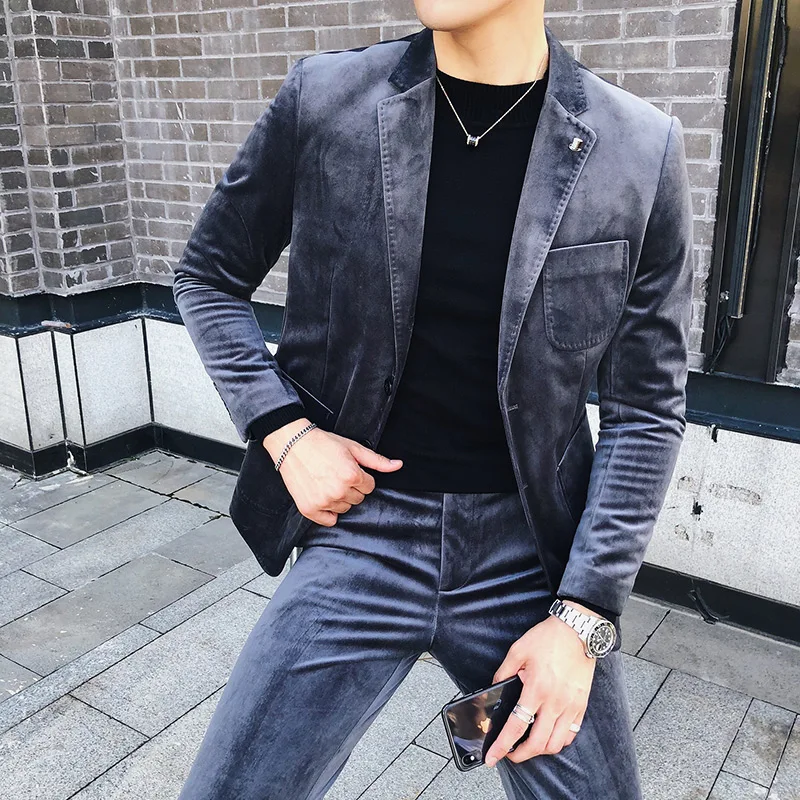 Birtish Стиль мужской костюм Slim Fit Винтаж мужские костюмы дизайнеры 2018 вечерние с