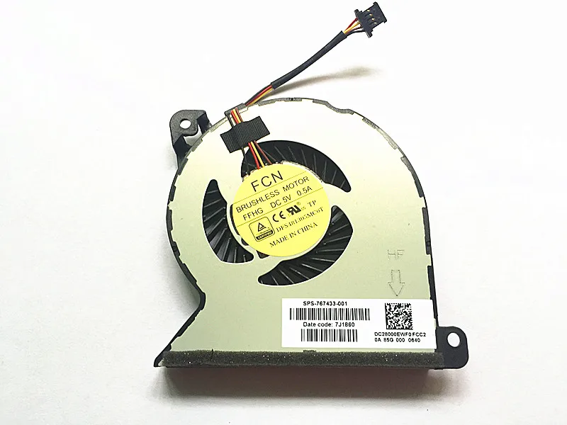 Для HP PROBOOK 440 445 450 455 G2 HSTNN C83C SPS 470 001 DC28000EWF0 MF60070V1 C350 S9A KSB05105HA701 Вентилятор охлаждения