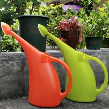 

1Pcs 3L Long Mouth Watering Pot Green Plant Pot Watering Gardening Tool Watering Flower Watering Can Plastic Small Watering Can