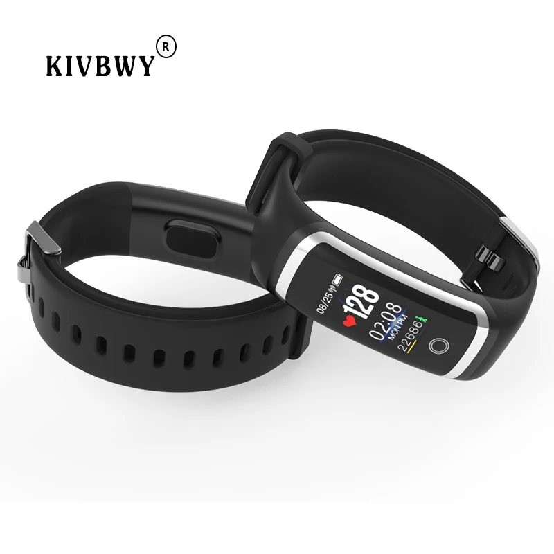 Kivbwy Фитнес трекер Водонепроницаемый IP67 крови Давление умный браслет Bluetooth напоминание спортивный браслет для iOS Android