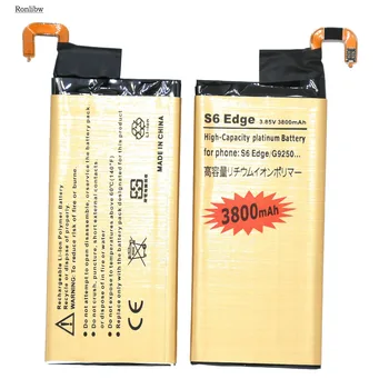 

Ronlibw 10PCS EB-BG925ABE Replacement 3800mAh Battery For Samsung Galaxy S6 Edge G9250 G925S G925FQ SM-G925l G925F G925L G925K