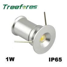 100 шт. 1 Вт DC 12 В IP65 мини светодиодный прожектор