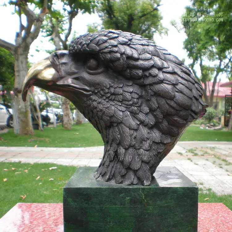 

Old antique Bronze Arts & Crafts Copper sculpture crafts decoration eagle animal business gift home accessories pet buda