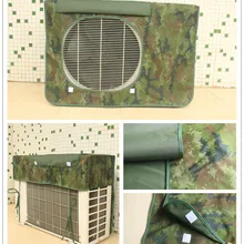 Изготовленная на заказ Рабочая Крышка для кондиционера погода обертывание Блокировка капота пыль ржавчины Дождь Снег водонепроницаемый чехол зеленый синий серебристый