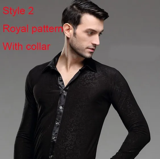 DB23539 men latin shirt-6