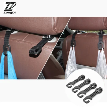 

ZD 2pcs Car Back Seat Hanger Holder Hooks for VW Polo Passat B5 B6 B7 B8 Golf MK4 4 5 6 7 Touran T5 Skoda Octavia A7 A5 2 Rapid