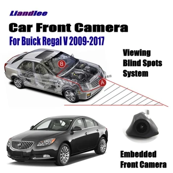 

Liandlee Front View Camera Car LCD Monitor 4.3" Logo Embedded Cigarette Lighter For Buick Regal V 2009-2017 2010 2011 2012 2013