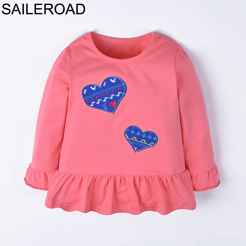 

SAILEROAD Cotton Children Kids Girls long sleeve Dress Lovely Girls Princess Dress Girls Dresses Spring Autumn Girls Dress