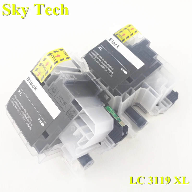 

[Japan] 2 BK Compatible Ink Cartridge For LC3117 LC3119 XL BK , For Brother MFC-J6580 CDW MFC-J6980 CDW etc ...