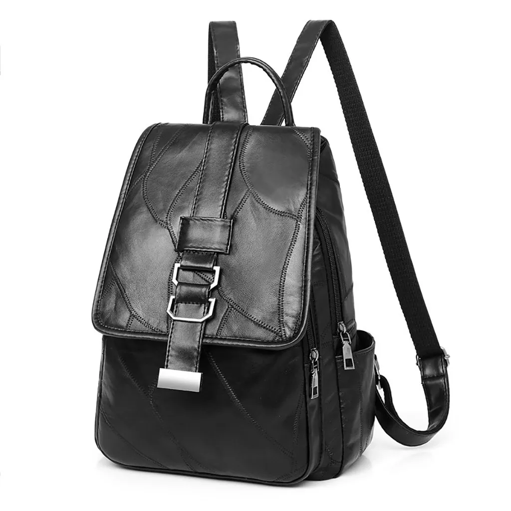 Женский рюкзак, мини рюкзак из овчины, студенческий рюкзак для путешествий, школьные сумки на плечо для девочек-подростков, ремень с пряжкой, mochilas#10