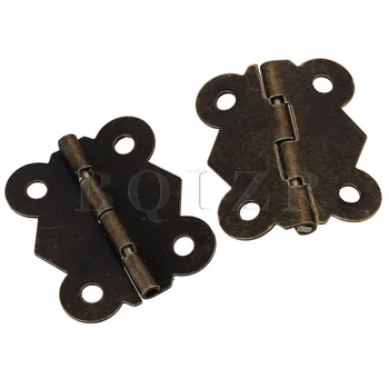 

4cm Vintage Antique Bronze Butterfly Cabinet Door Cupboard Hinges Pack of 100 BQLZR