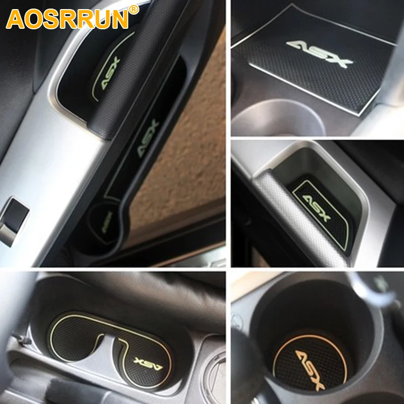 AOSRRUN Free shipping Non slip font b Interior b font door pad cup mat door gate