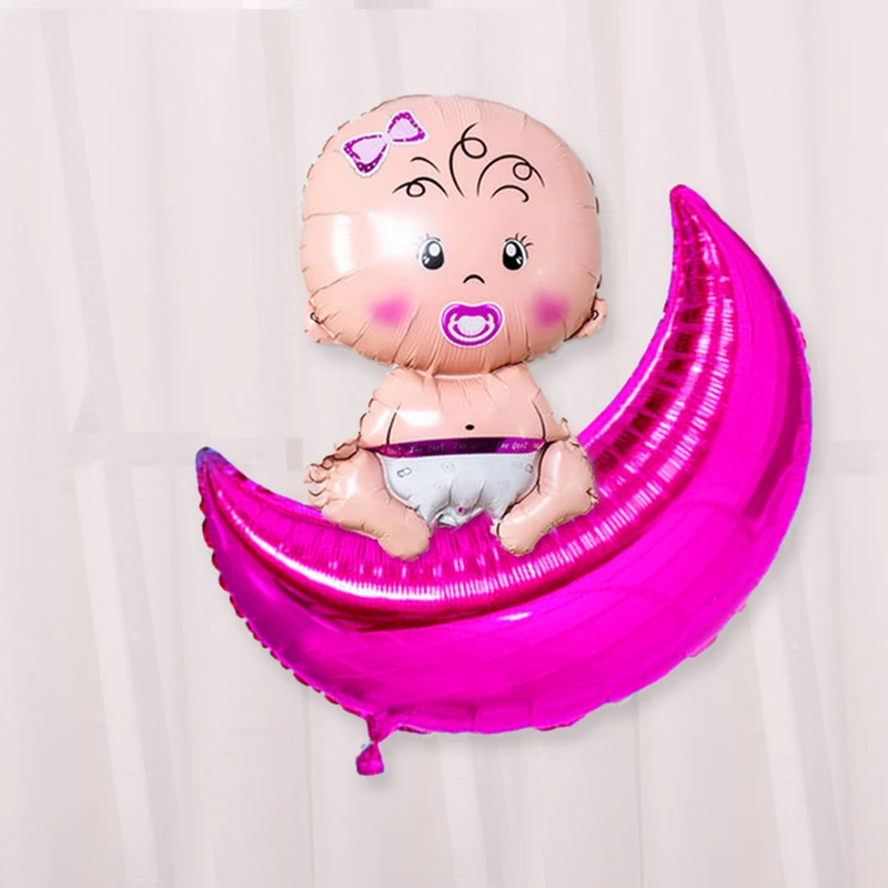 1pcs Large Crescent Moon Shape Aluminium Foil Balloons Muslim Ramadan Decoration Waning Moon Balloon Kids Toys JL0079