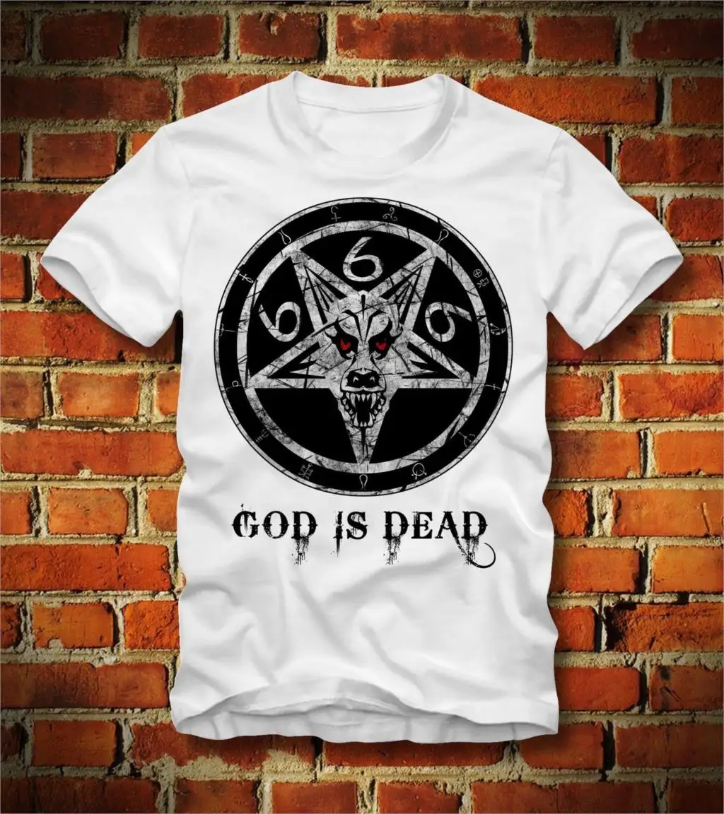 Модная футболка с церковью Сатаны это Бог мертвецов 666 номер зверь Люцифер