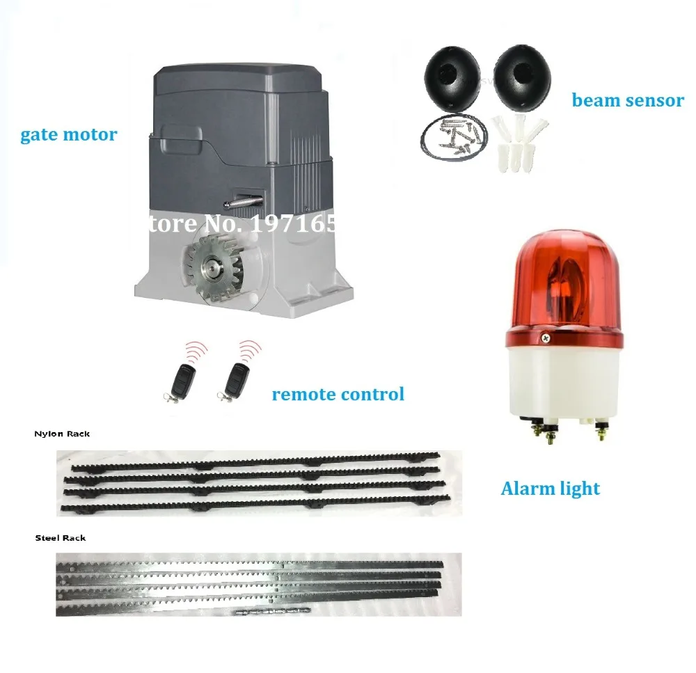Домашняя Автоматизация электроворота раздвижные двигатель вождения Макс 1000kgs(2200LBS) вес ворот Открыватель портала для жилых помещений