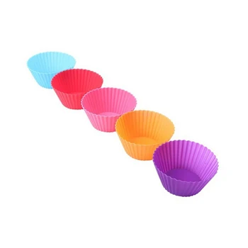 

200 pcs Silicone Muffin Cake Cupcake Cup Cake Mould Case Bakeware Maker Mold Tray Baking Jumbo Kitchen Baking Tool