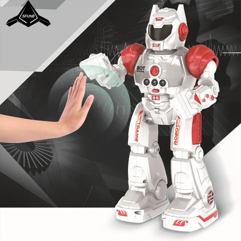 

2019 new gesture sensory robot model toy wireless remote control early education story machine educational toy robot dog