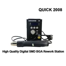 Быстрый 2008 пистолет горячего воздуха сварочные работы машины цифровой дисплей интеллектуальный контроль температуры bga паяльная станция
