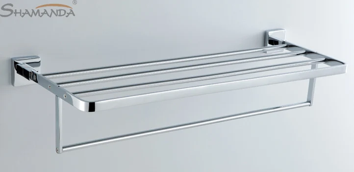 

Limited Free Shipping (24",60cm) Bath Towel Rack,bathroom Accessories Products Solid Chrome Finished Bar,towel Holder-99010