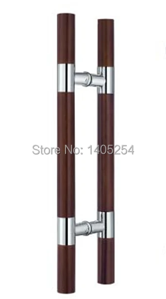 

DHL Free shipping glass door wooden handle / stainless steel glass door wooden handle