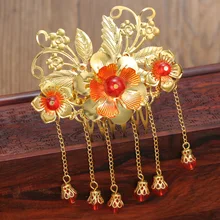 The Bride Wedding Jewelry Costume Dress hair tassel headdress hairpin classic Coronet