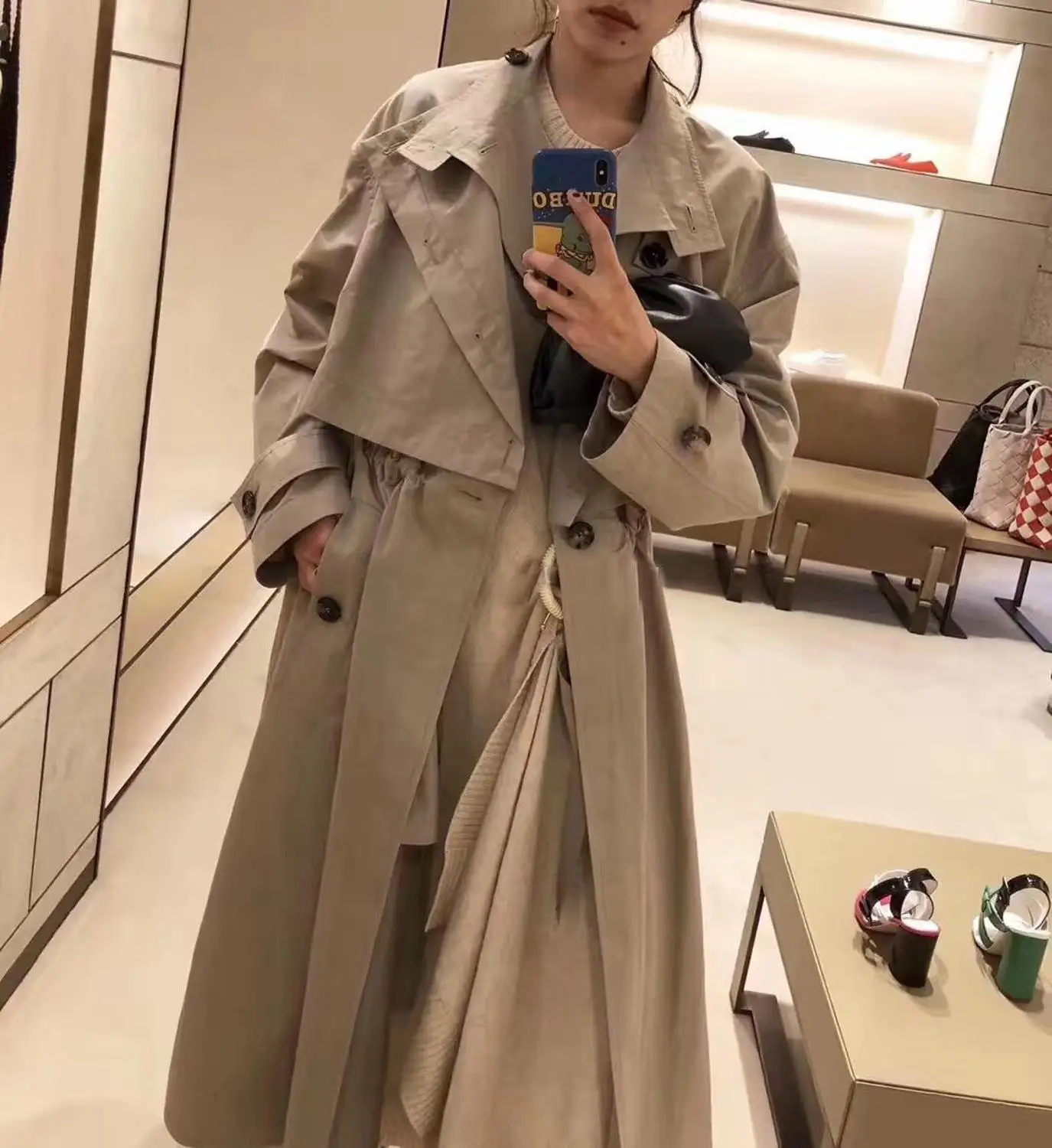 

high quality 2019 autumn new women casual Trench coat rmsx 7.20