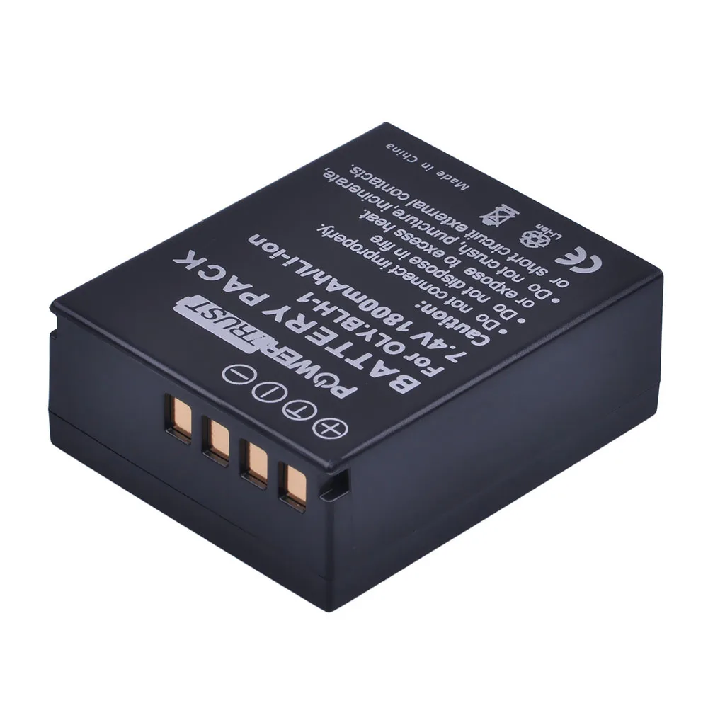 PowerTrust 4 шт. сменные литий ионные аккумуляторы BLH 1 BLH1 1800 мА/ч для цифровой камеры