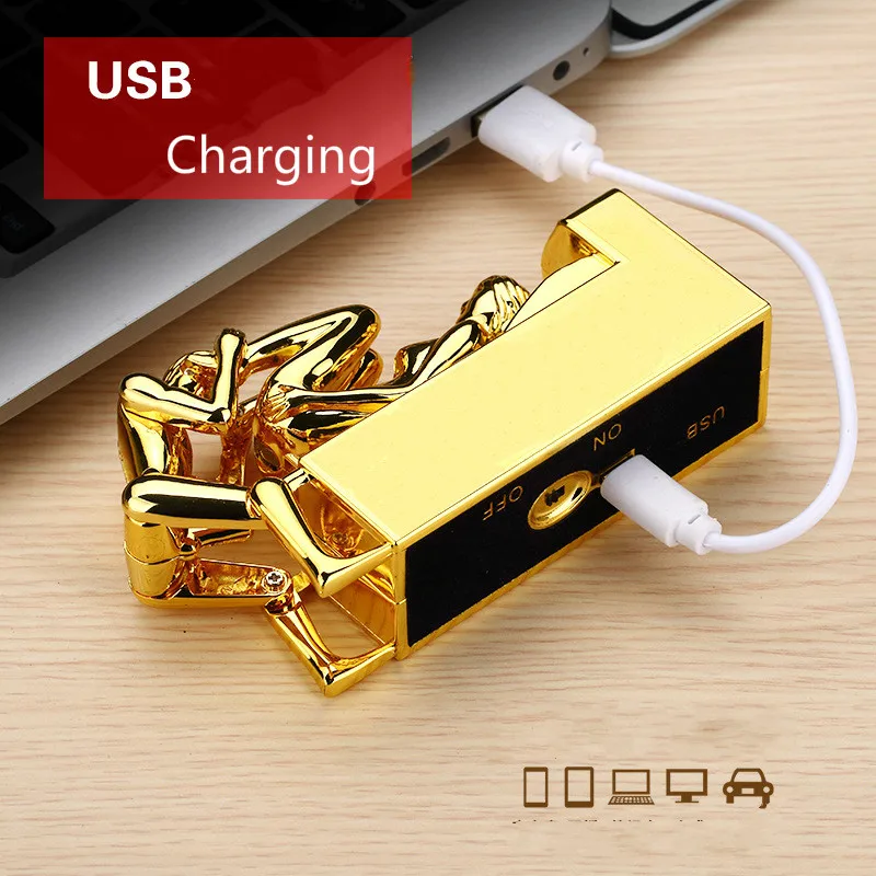 Новинка arc Зажигалка секс электрическая usb зарядка зажигалки человеческий голос