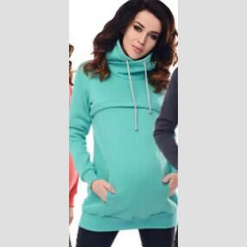 S-5XL, осенняя рубашка для беременных, теплые женские толстовки для беременных, толстовки с капюшоном, верхняя одежда, зимние пальто для беременных