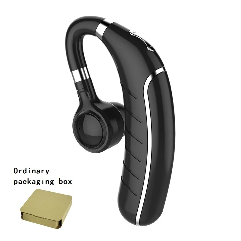 Новые беспроводные bluetooth-наушники FC1 с функцией громкой связи, шумоподавление, Бизнес Беспроводная bluetooth-гарнитура с микрофоном для вождения спорта - Цвет: black and silver