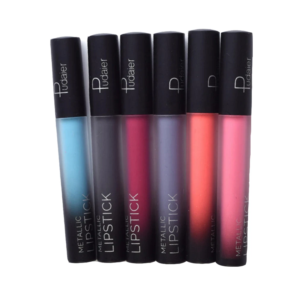 Pudaier Merk 26 Kleur Waterdichte Matte Lipgloss Rood Blauw Fluwelen