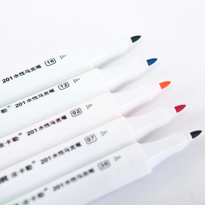 Фломастеры Finecolour EF201 36 цветов водяные маркеры с двойной головкой для набросков