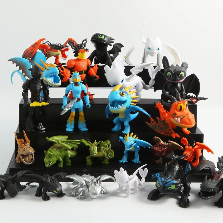 

Anime HOW TRAINYOUR DRAGON PVC Model Suit Bezzubik Action Figure Dinosaur Toys For Children Collecting Gifts