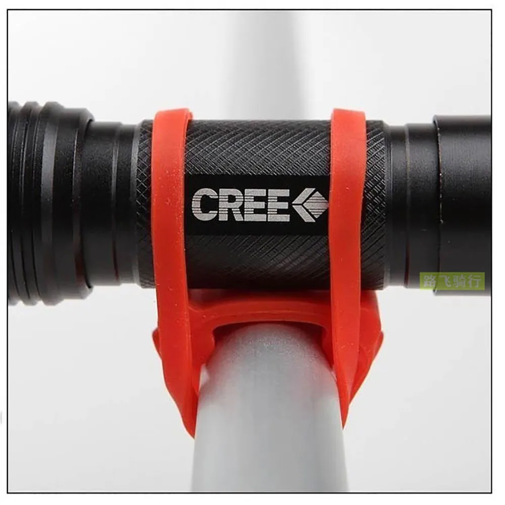 Clearance 2016 Brand New Cheap Silicone Bicycle Light Tie Strap Portable Phone Flashlight Holder Cycling Bandages Torch Clip Clamp 3