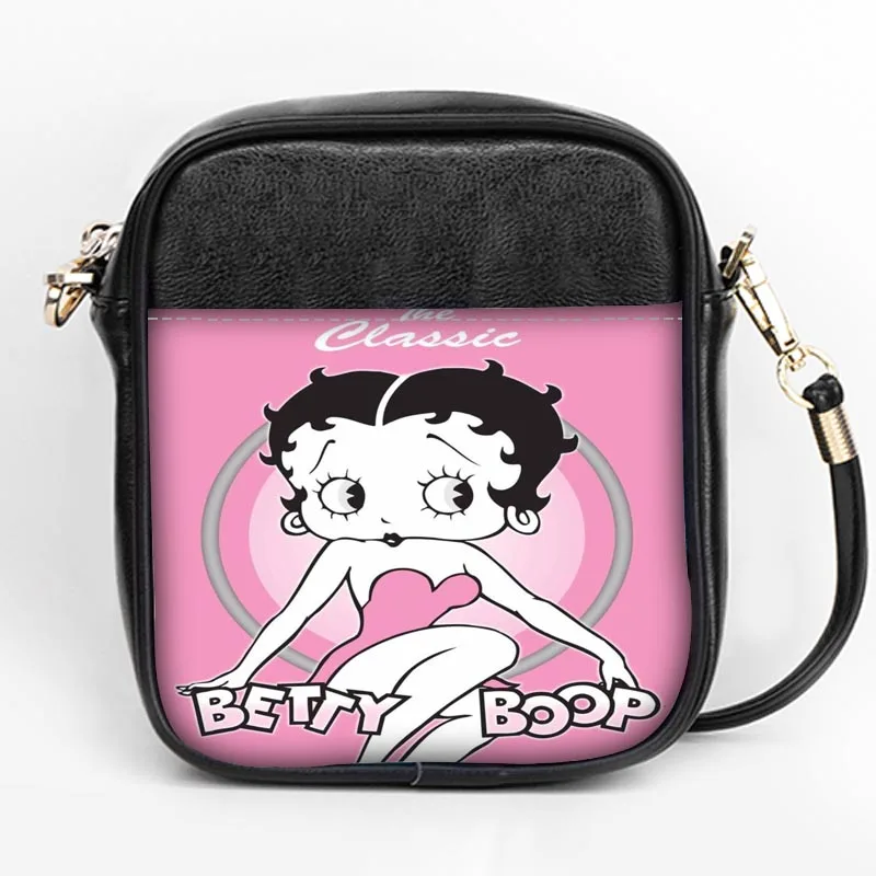 Пользовательские betty boop Моды Sling Bag Для женщин Слинг сумки на ремне кожа мини девушки Tote вечерние сумка DIY Sling Bag - Цвет: 10