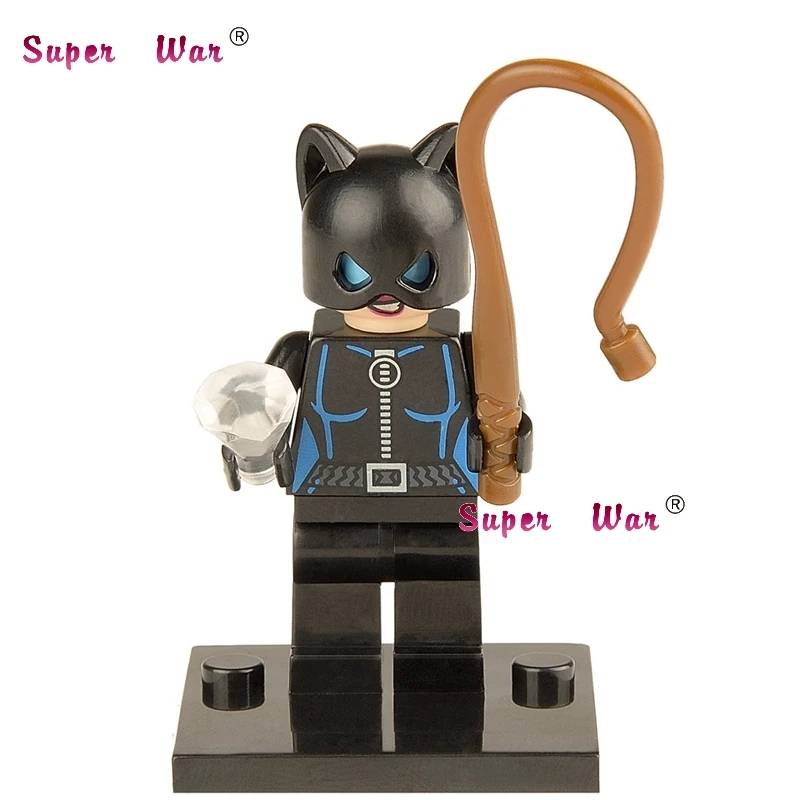 

1PCS star wars superhero marvel avengers Catwoman building blocks action sets model bricks toys for children