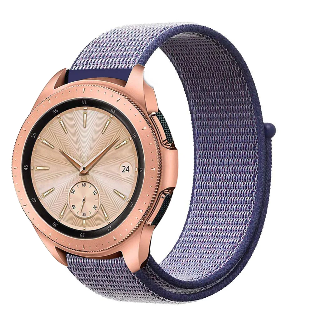 Новое поступление нейлоновый холщовый ремешок для samsung Galaxy Watch 46 мм SM-R800 42 мм SMR810 браслет умные аксессуары