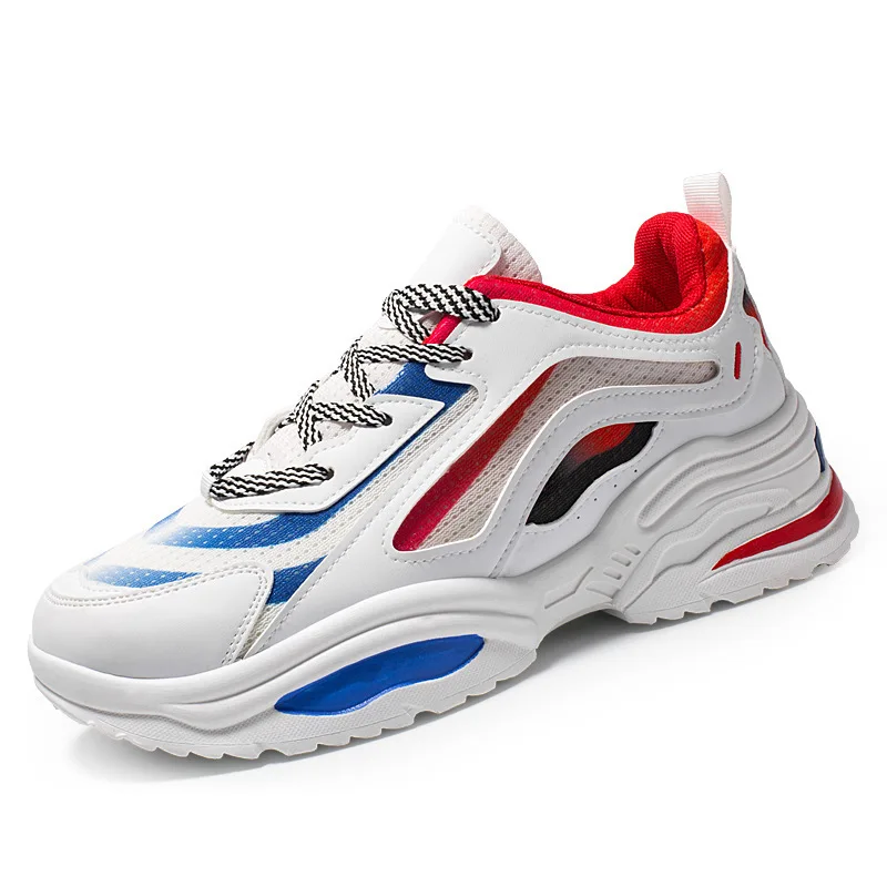 

Ulzzang mesh sneakers for women shoes Harajuku popular casual Platform shoes breathable sneakers for men zapatillas hombre 36-44